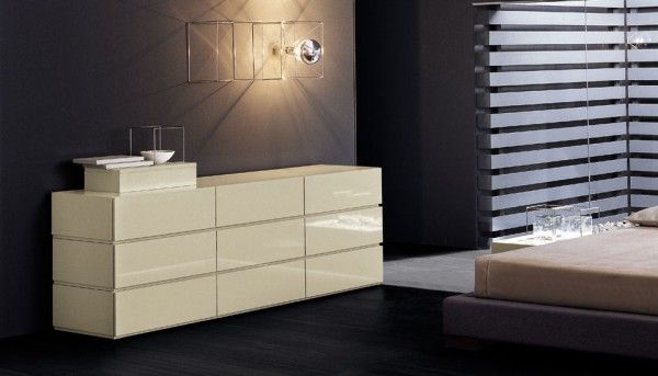 Tủ với thiết kế so le ấn tượng
