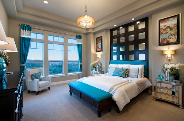 Tông màu nổi bật cho phòng ngủ đẹp