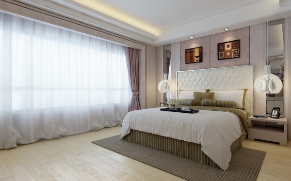 Sang trọng với gam màu trung tính cho phòng ngủ