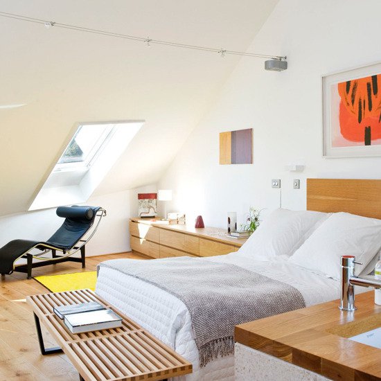 Thiết kế phòng ngủ gác mái