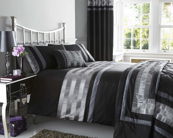 Giường ngủ với gam đen huyền bí