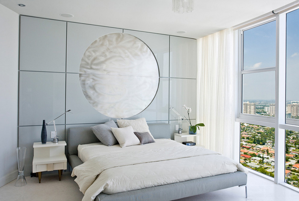 Rèm trắng tinh tế cho phòng ngủ