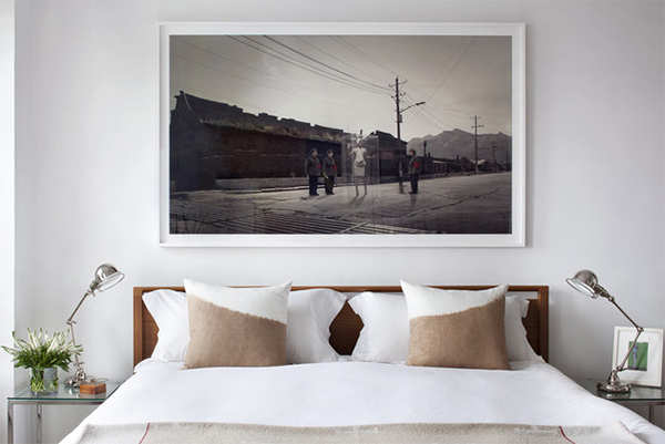 Trang trí đầu giường nam tính