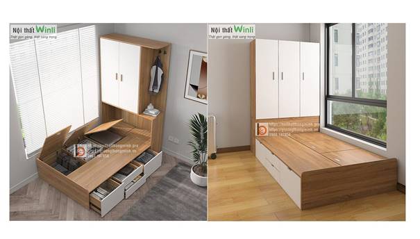 cấu tạo giường gỗ công nghiệp