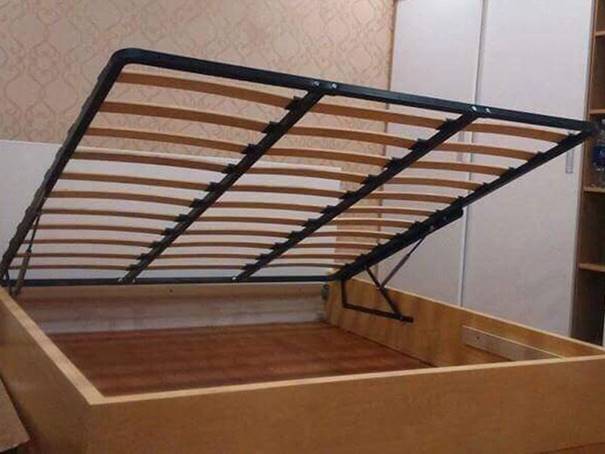 cấu tạo giường gỗ công nghiệp