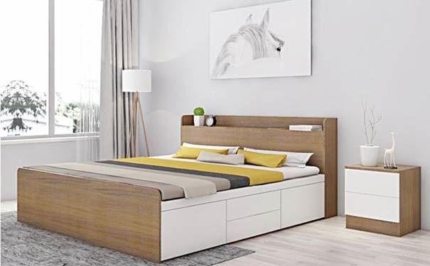 cấu tạo giường gỗ công nghiệp