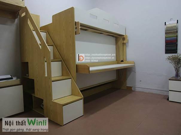 cấu tạo giường gỗ công nghiệp