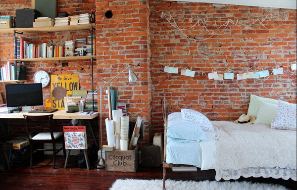 Phòng ngủ công nghiệp ấn tượng cho bạn trẻ