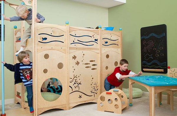 Bộ sưu tập giường ngủ độc đáo cho trẻ