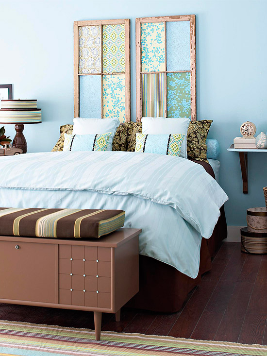 Thiết kế đẹp cho khu vực trên đầu giường