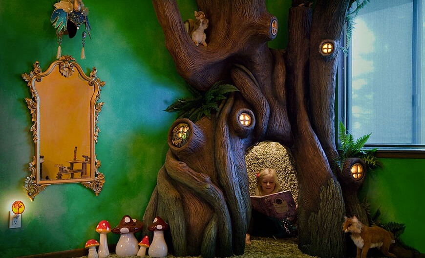 Mẫu thiết kế phòng ngủ cổ tích độc đáo 