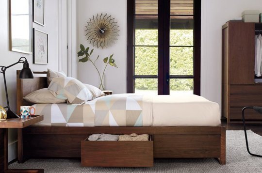 8 mẫu giường lưu trữ tiết kiệm không gian