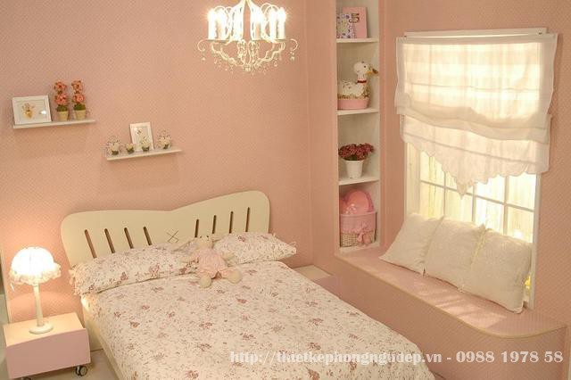 cách trang trí phòng ngủ nhỏ cho bé gái