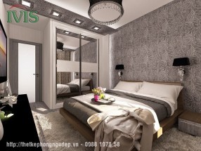 Thiết kế nội thất phòng ngủ sang trọng 12m2