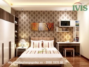 Mẫu thiết kế nội thất phòng ngủ 12m2