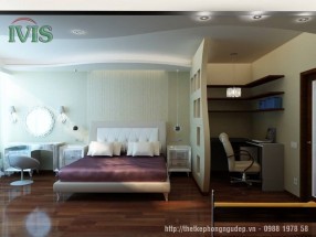 Thiết kế nội thất phòng ngủ 20m2 cho nhà chung cư