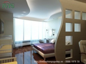 Thiết kế nội thất phòng ngủ 20m2 cho nhà chung cư
